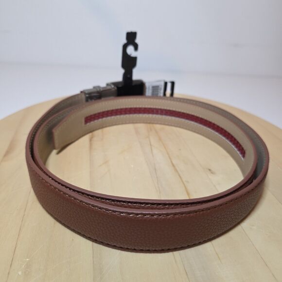 Nexbelt Neubelt Vegan Leather Golf Ratchet Belt - Pebble Grain Cognac NWT - Picture 3 of 12